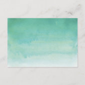 Aquarelle succulente épousant des cartes (Dos)