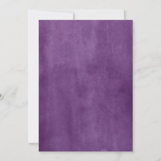 Aquarelle Succulente | FAIRE-PART DE MARIAGE (Dos)