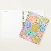 Aquarelle Succulente Jardin Joli Pastel coloré (Devant avec enveloppe)