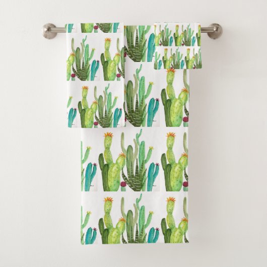 Aquarelle succulente motif de Cactus Garden Cute (En situation)
