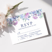 Aquarelle Succulents Floral Boho Wedding RSVP