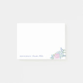 Aquarelle Succulents Floral Personal Post-it Note (Devant)
