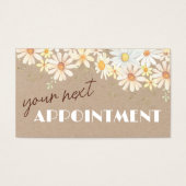 Aquarelle sur carte de rendez-vous papier kraft (Devant)