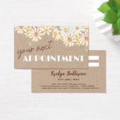 Aquarelle sur carte de rendez-vous papier kraft (Bureau)