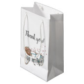 aquarelle tandem vélo merci pour le sac (Devant Angle)