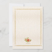 Aquarelle Tea Time Invitation (Dos)