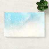 Aquarelle Teal et notes de post-it enormes (Bureau)