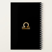 Aquarelle tendance Libra Zodiac Journal (Verso)