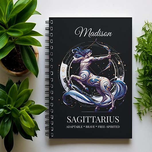 Aquarelle tendance Sagittarius Zodiac Journal