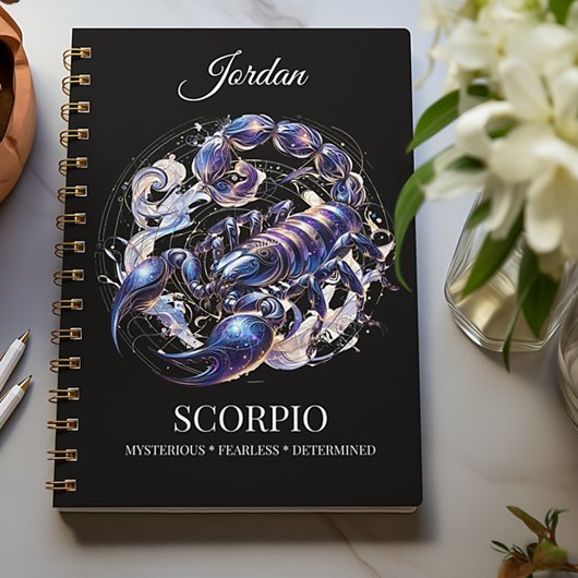 Aquarelle tendance Scorpio Zodiac Journal