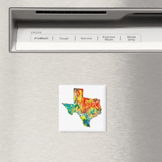 Aquarelle Texas Custom Magnet (In Situ (Lave-vaisselle))