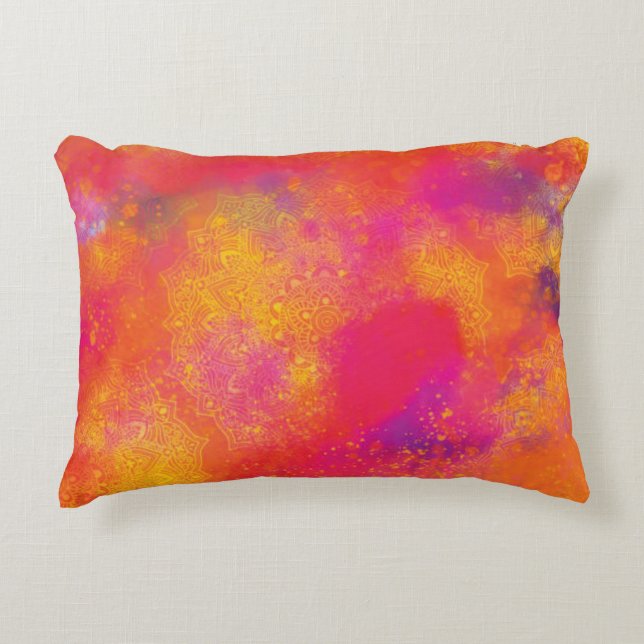 aquarelle texture coussin (Devant)