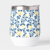 Aquarelle Thermique Citron Bleu (Gauche)
