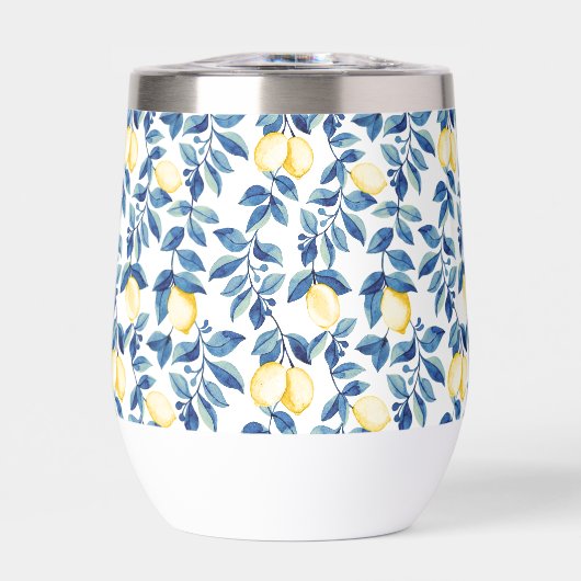 Aquarelle Thermique Citron Bleu (Avant)