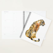Aquarelle Tiger assis (Devant avec enveloppe)