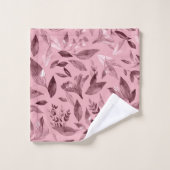 Aquarelle tombée feuilles 3 (Gant de toilette)