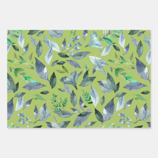 Aquarelle tombée feuilles 6 (Devant)