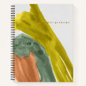 Aquarelle ton de la Terre Journal personnalisé (Devant)