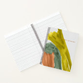 Aquarelle ton de la Terre Journal personnalisé (Intérieur)