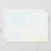 Aquarelle Tour Eiffel Carte de remerciements d'ann (Dos)