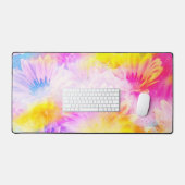 AQUARELLE TOURNESOL ABSTRAIT MODERNE (Clavier et souris)