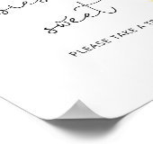 Aquarelle tournesol Les bébés sont doux Poster (Coin)