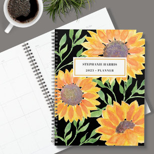 Aquarelle tournesol personnalisé 2023