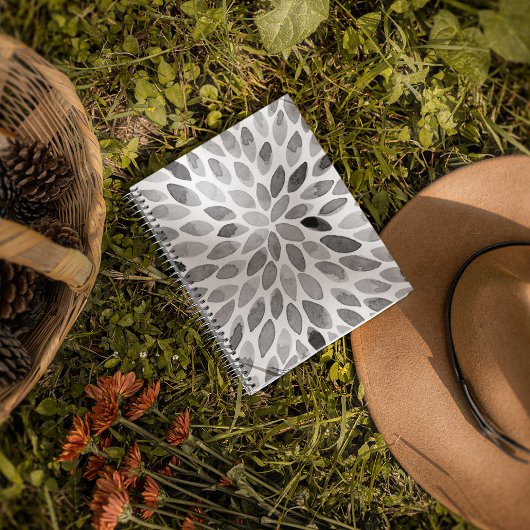 Aquarelle traits de brosse noir et blanc