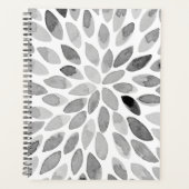 Aquarelle traits de brosse noir et blanc (Devant)