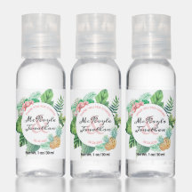 Aquarelle Tropical Ananas Mariage Faveur