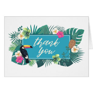 Aquarelle Tropical avec Merci Toucan ID Turquoise5