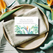 Aquarelle Tropical Beach Moving Faire-part