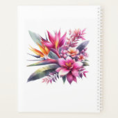 Aquarelle Tropical Bliss-Mariage-Planner (Dos)