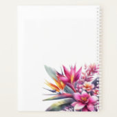 Aquarelle Tropical Bliss-Mariage-Planner (Dos)
