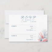 Aquarelle Tropical Bliss RSVP (Dos)