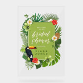 Aquarelle Tropical Fête des mariées Green ID577 (Recto)