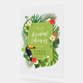 Aquarelle Tropical Fête des mariées Green ID577 (Angle)