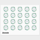 Aquarelle Tropical Feuille Party Favoriser Sticker (Feuille)