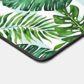 Aquarelle Tropical Feuille Vert Moderne (Coin)