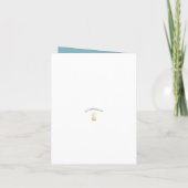 Aquarelle Tropical Floral Carte de remerciements (Dos)