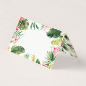 Aquarelle Tropical Floral Frame Mariage été (Front)