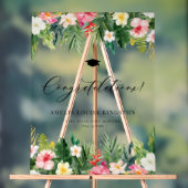 Aquarelle Tropical Graduation Félicitations (Neutre)