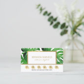 Aquarelle Tropical Monstera Fidélité Feuille (Debout devant)