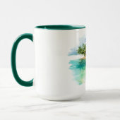 Aquarelle Tropical Paradise Mug Maldives Edition (Gauche)
