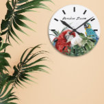 Aquarelle Tropical Parrot Macaw<br><div class="desc">Cette conception a été créée par art numérique. Elle peut être personnalisée dans la zone fournir ou customiser en choisissant le clic pour customiser une autre option et en changeant le nom, les initiales ou les mots. Vous pouvez également modifier la couleur et le style du texte ou supprimer le...</div>