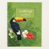 Aquarelle Tropical Toucan Mariage Green V2 ID577 (Devant)