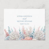 Aquarelle Tropicale Bliss-RSVP-Mariage - Carte pos (Devant)