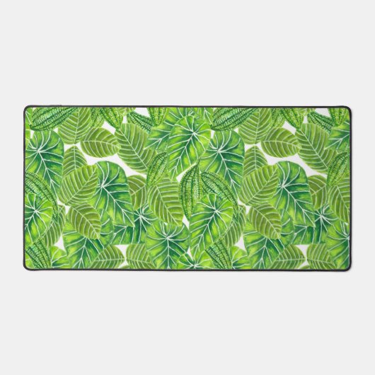 Aquarelle tropicale feuille design motif (Recto)