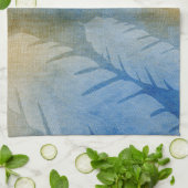 Aquarelle tropicale Feuille serviette de cuisine (Plié)