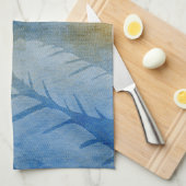 Aquarelle tropicale Feuille serviette de cuisine (Quart Plié)